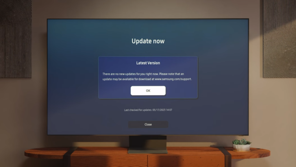 Aktualizacja oprogramowania Samsung tv