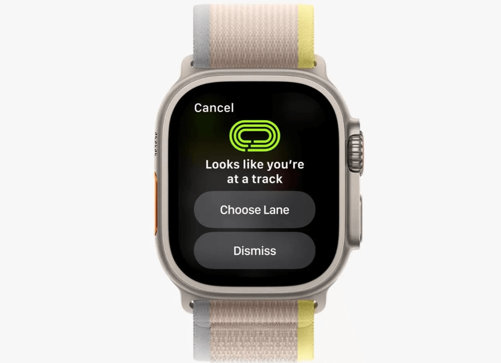 Apple Watch - aplikacja trening, wykrywanie bieżni
