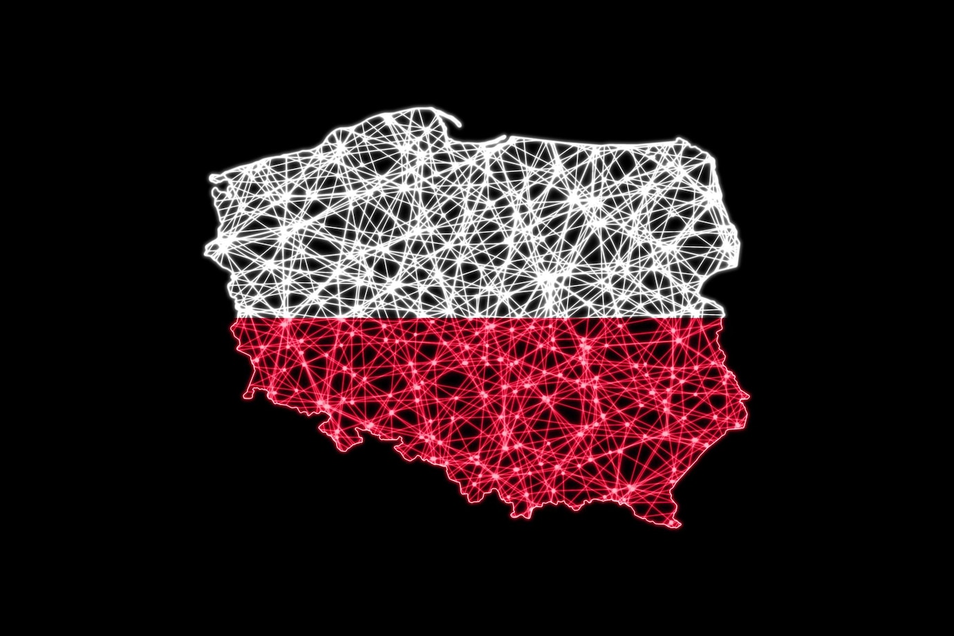 flaga Polski, grafika